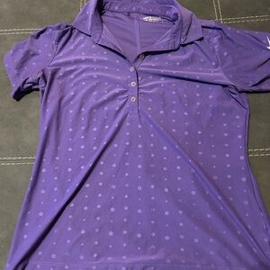 Nike Women's Polka Dot Purple Shirt